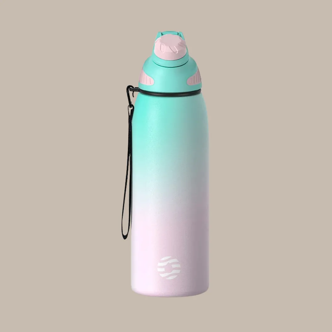 1 Liter Stainless Steel Sports Water Bottle Vacuum Flask