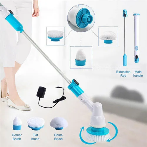 10PCS Rechargeable Spin Scrubber Kit, 3 Brush Heads, Cordless