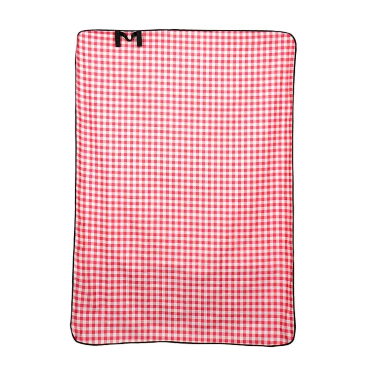 140x200 CM Camping Camping Moistureproof Outdoor Picnic Mat Beach Mat, Specifications (length * width): 140x200cm(Picnic Mat B Red Plaid)