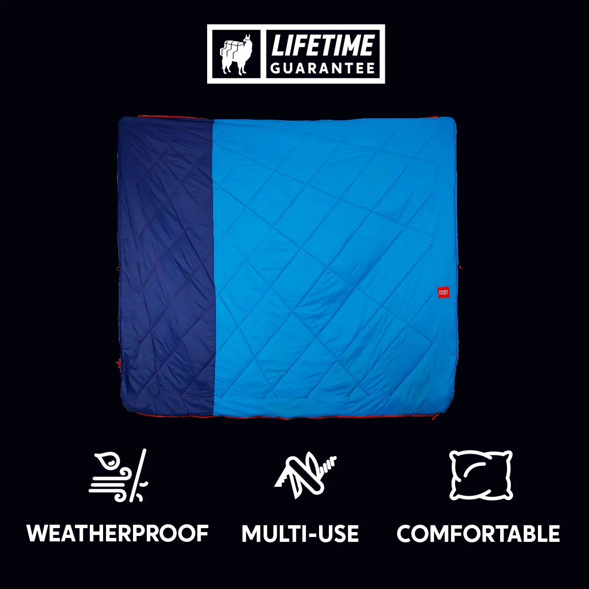 360° THERMAQUILT 3-IN-1 BLANKET, SLEEPING BAG & HAMMOCK UNDERQUILT