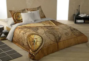 Autumn Bedroom Decor - OLD WORLD NAVIGATION - Duvet Cover UK King/US Queen