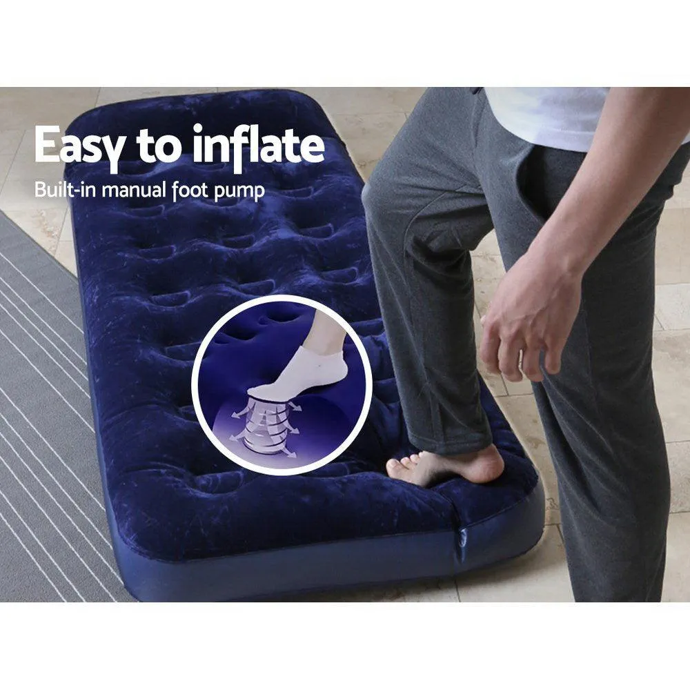 Bestway Single Inflatable Air Mattress - Navy