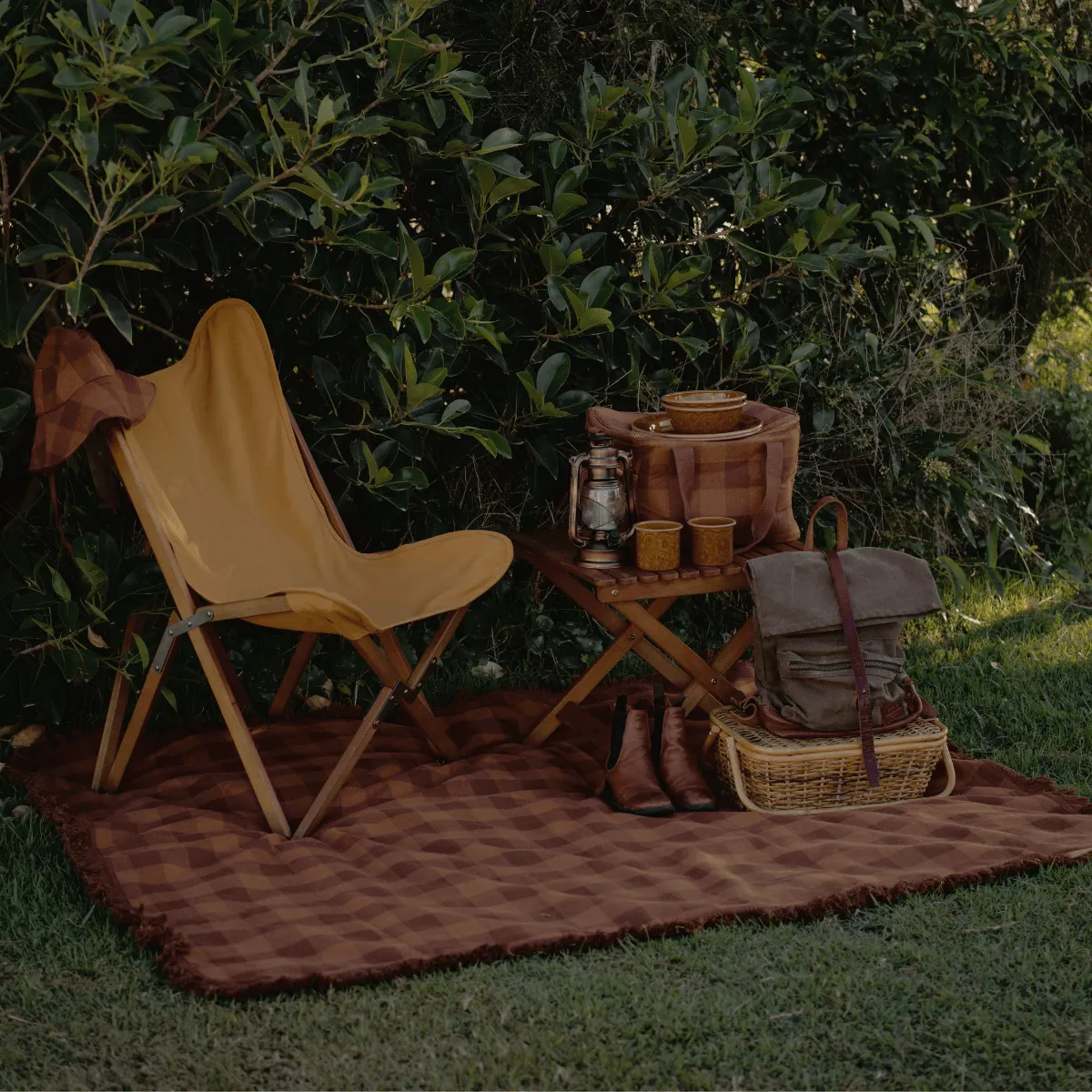 Camp Picnic Rug | Hemp