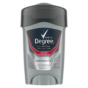 Degree Clinical Protection Long Lasting Men's Antiperspirant Deodorant Stick, Masculine, 1.7 oz