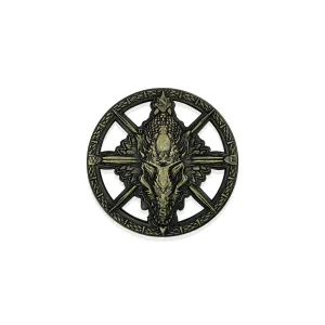 Dragon Compass Rose 50mm Metal