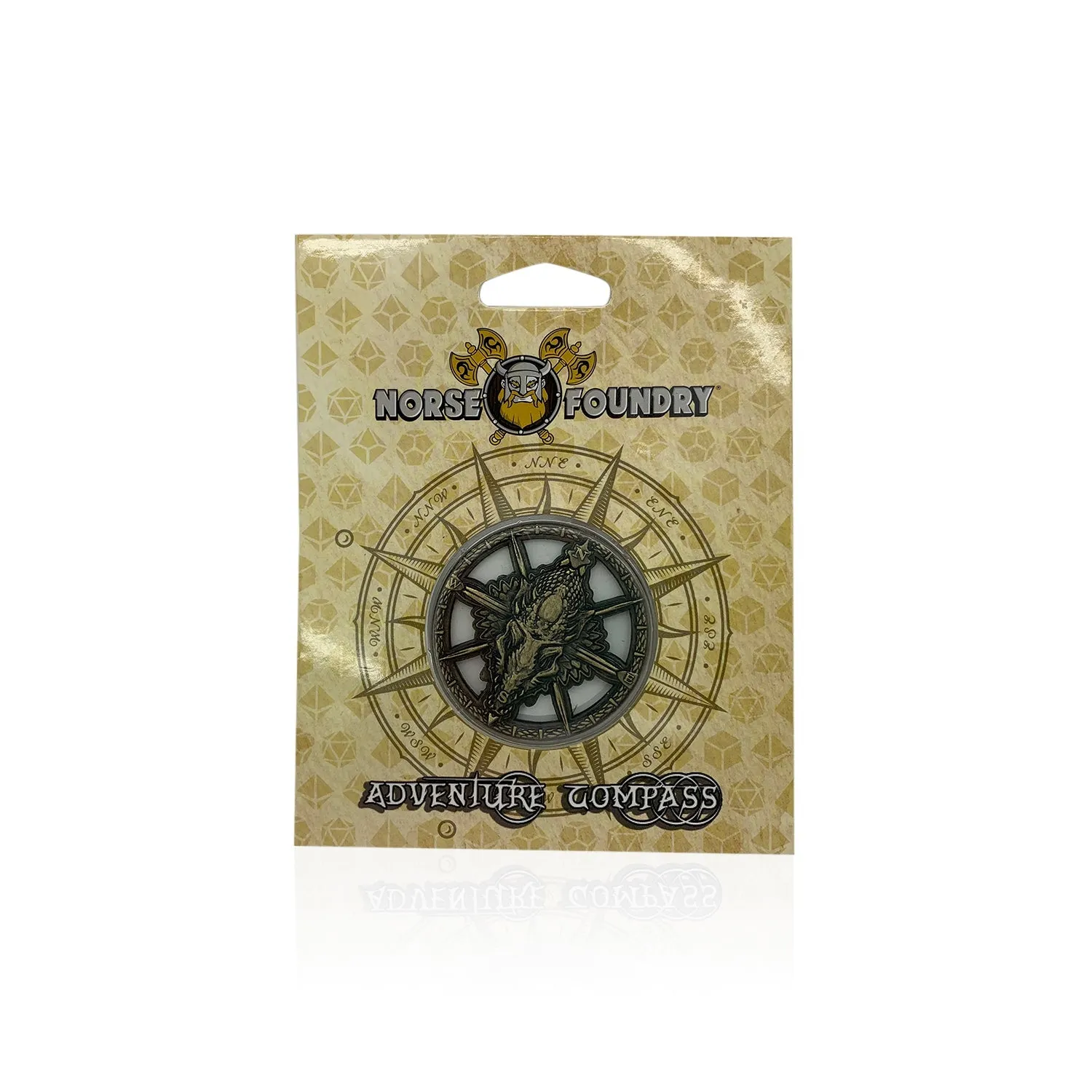 Dragon Compass Rose 50mm Metal