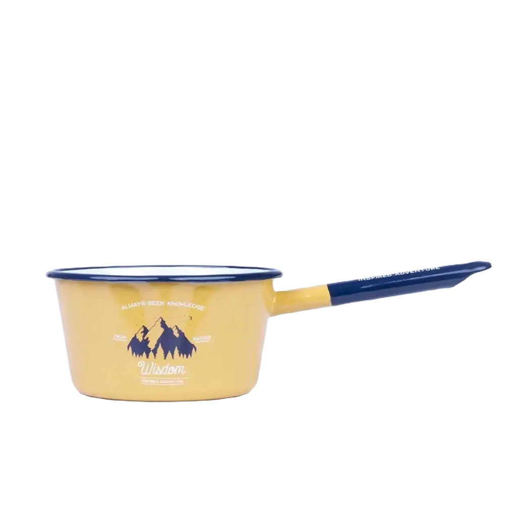 Emalco Enamelware 30.4oz Enamel Wisdom Saucepan