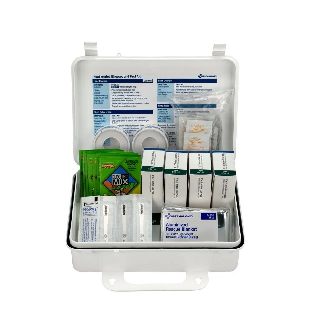 First Aid Only 5250 Heat Stress Kit, Plastic Case