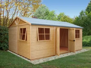 Goodwood Mammoth (12' x 18') Professional Tongue and Groove Apex Shed