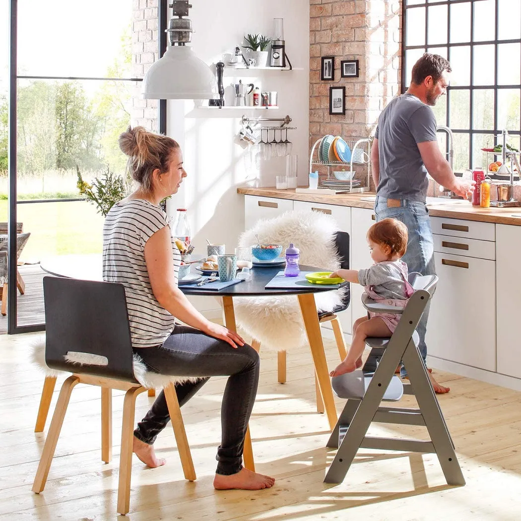 Hauck Alpha B Wooden Highchair (Grey)