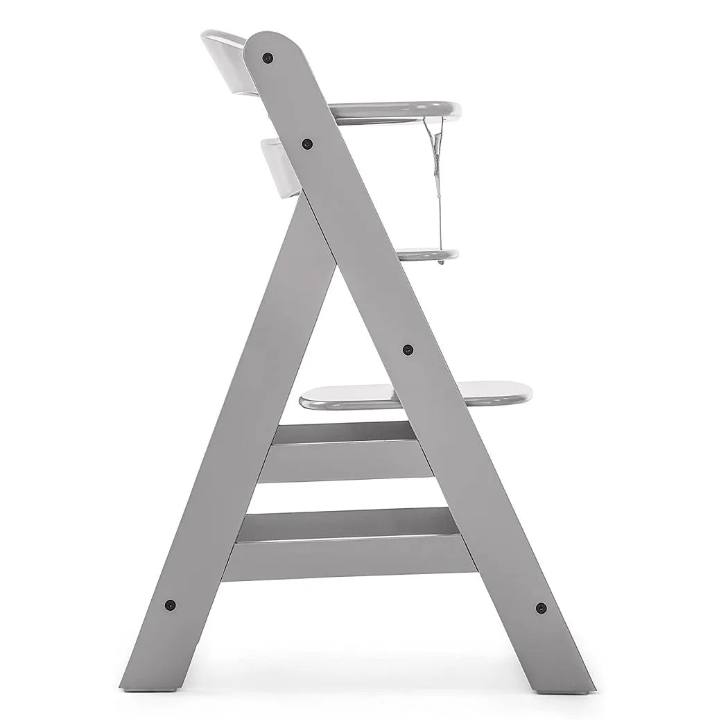 Hauck Alpha B Wooden Highchair (Grey)