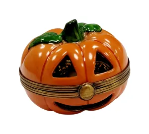 Jackolantern Halloween pumpkin Gold Inside