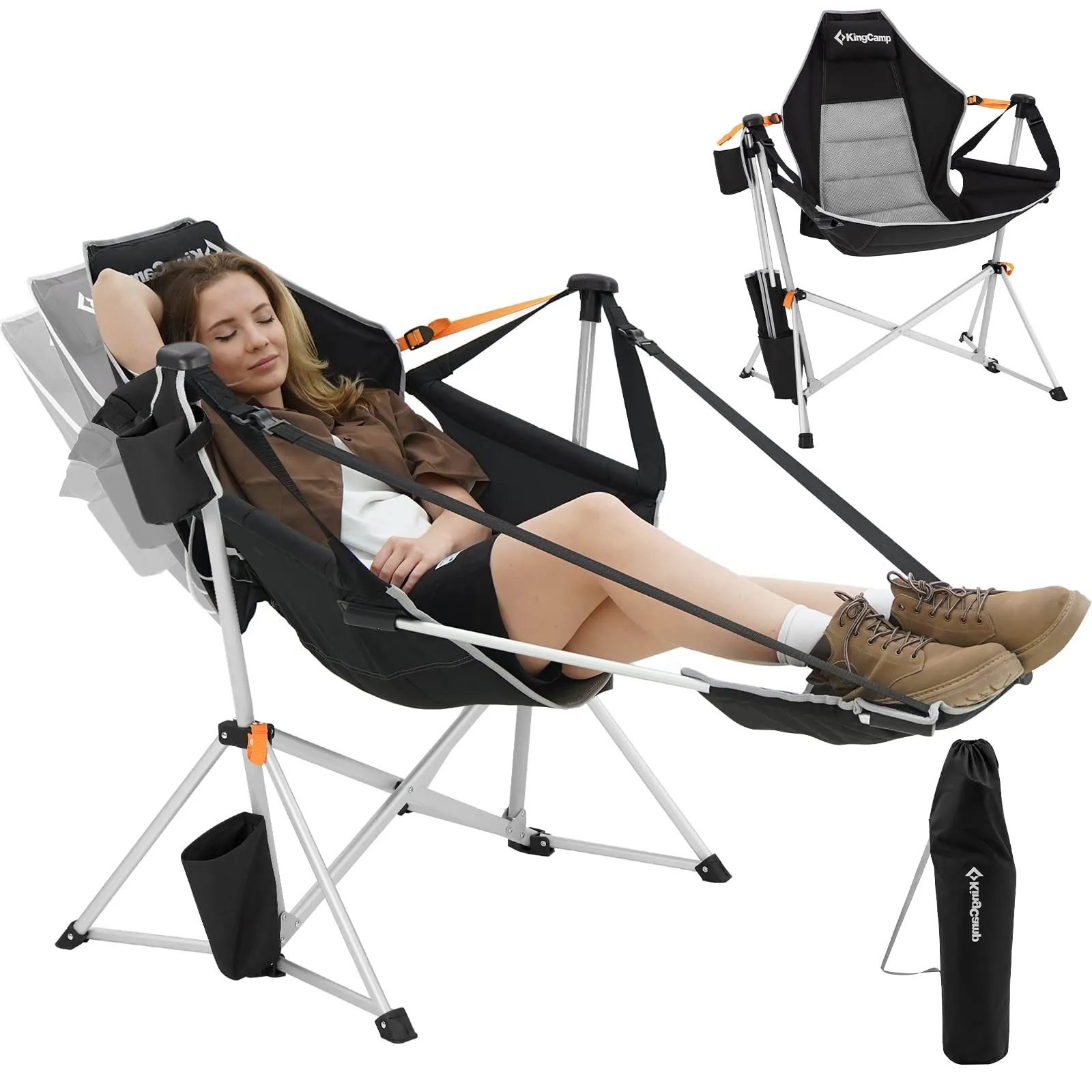 KingCamp Orchid C20 Hammock Chair with Footrest