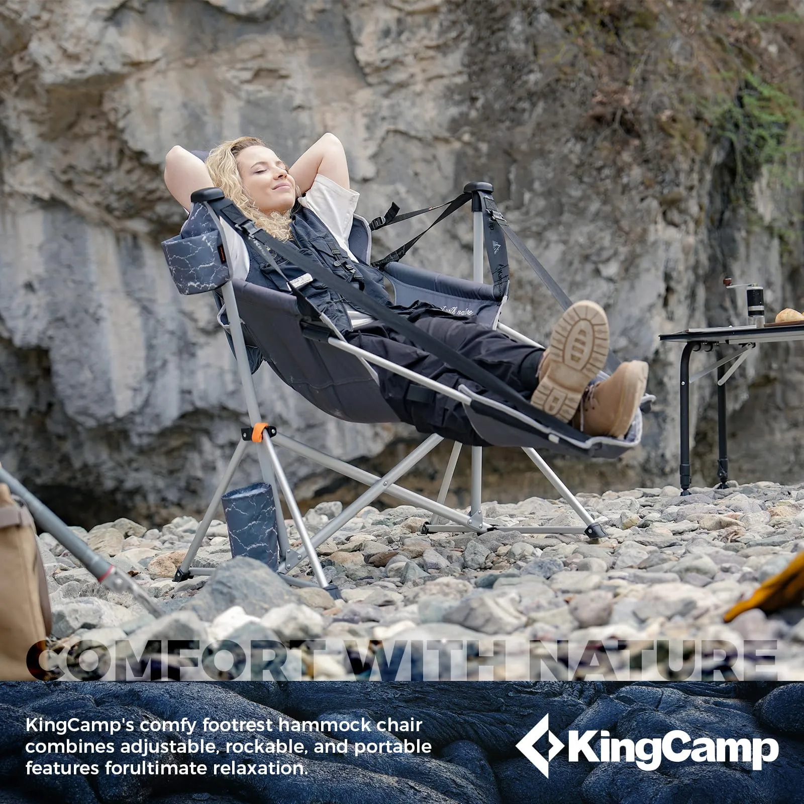 KingCamp Orchid C20 Hammock Chair with Footrest