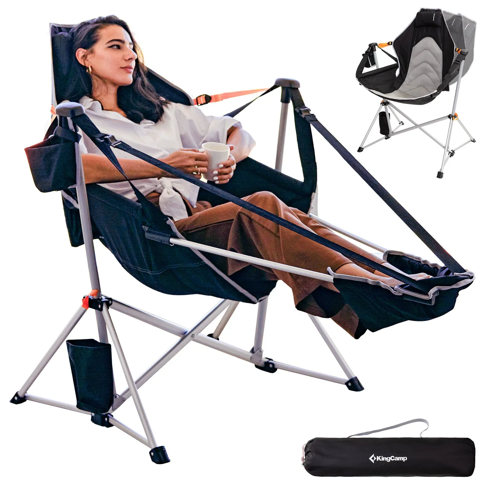 KingCamp Orchid C20 Hammock Chair with Footrest