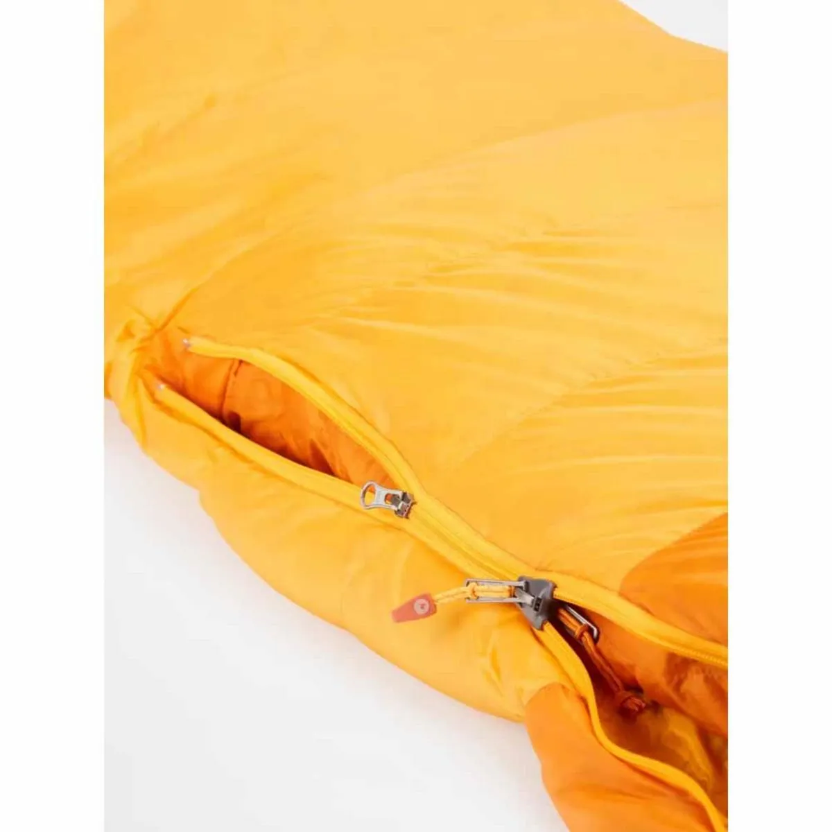 Marmot Men's Lithium 0 Left Zipper Short Sleeping Bag - Orange Pepper/Golden Sun