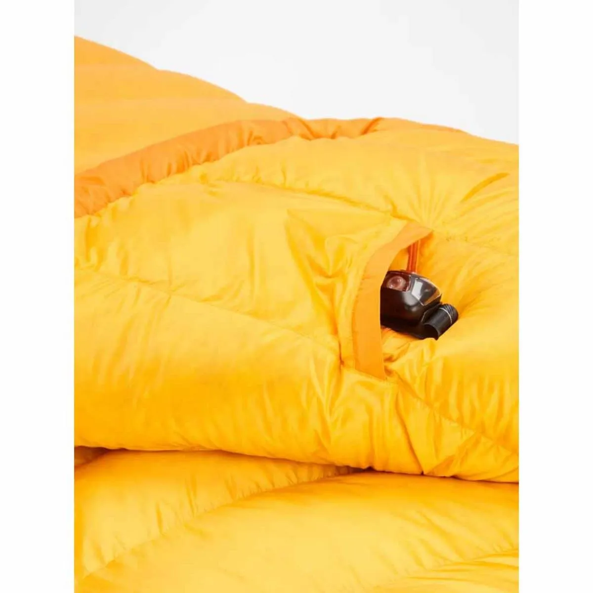 Marmot Men's Lithium 0 Left Zipper Short Sleeping Bag - Orange Pepper/Golden Sun