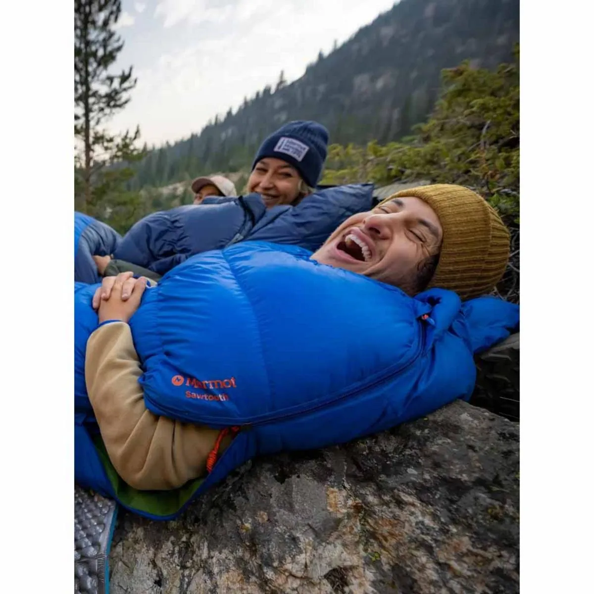 Marmot Men's Sawtooth 15Â° Sleeping Bag - Dark Azure/Foliage