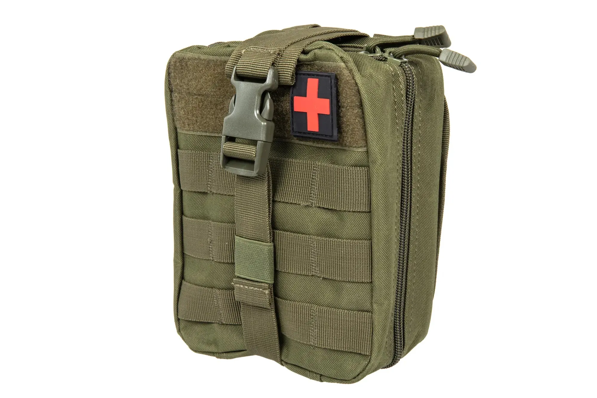 Molle rip-off first aid kit with medic patch Olive