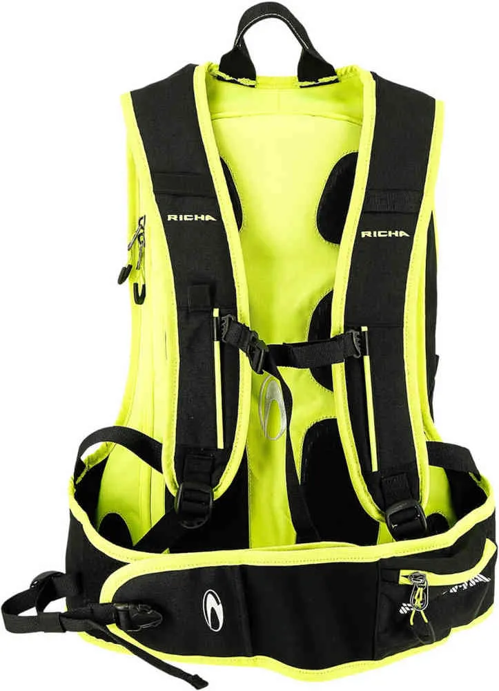 Motorcycle backpack Paddock Richa, black yellow