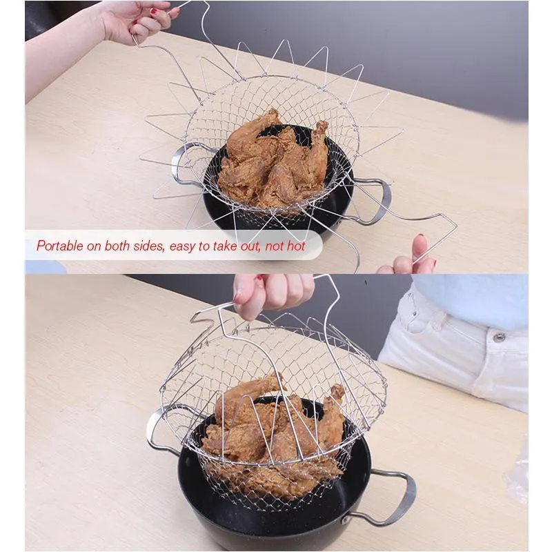 Multi-Functional Folding Basket