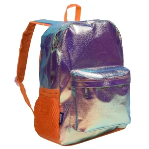 Orange Shimmer 16 Inch Backpack