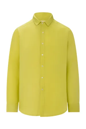 ORION LINEN SHIRT - Yellow