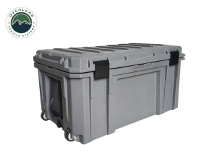 Overland Vehicle Systems D.B.S.  - Dark Grey 169 QT Dry Box with Wheels, Drain, and Bottle Opener | Universal