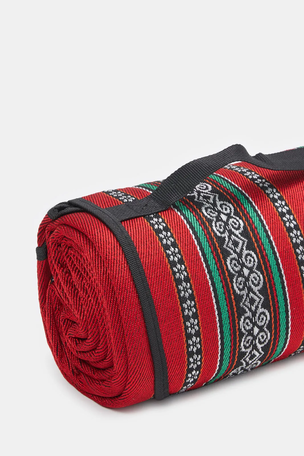 Red And Black Foldable Arabic Camping Carpet