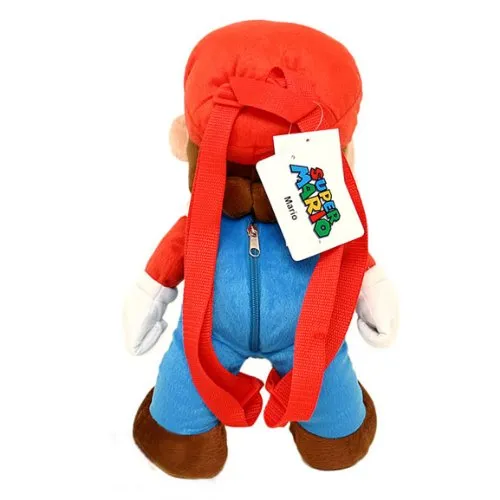 Super Mario Plush Backpack Mario