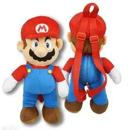 Super Mario Plush Backpack Mario