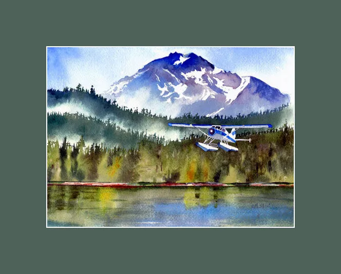 Travel in Alaska Print