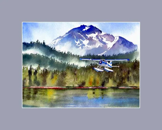 Travel in Alaska Print