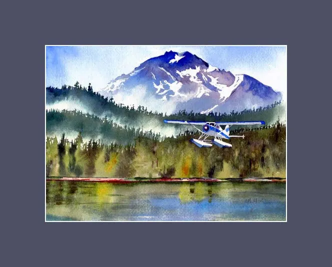 Travel in Alaska Print