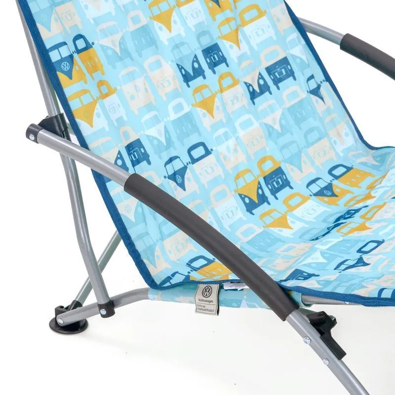 VW Low beach/Camping Chair - Volkswagen Print