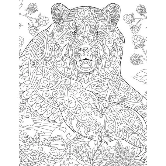 Wilderness- Colouring Book for Adults